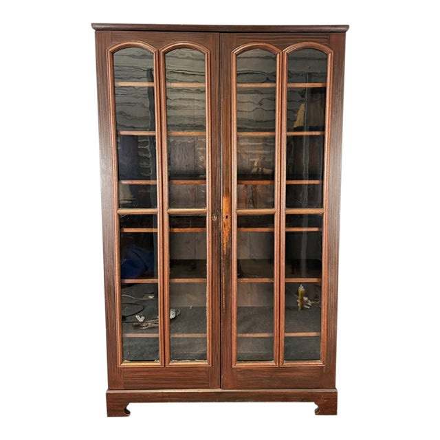 Monumental 19th Century Two-Door Bookcase For Sale