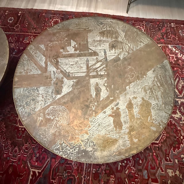 1960s Philip and Kelvin LaVerne Mid Century Modern Chan Coffee Table, Bronze For Sale - Image 13 of 15