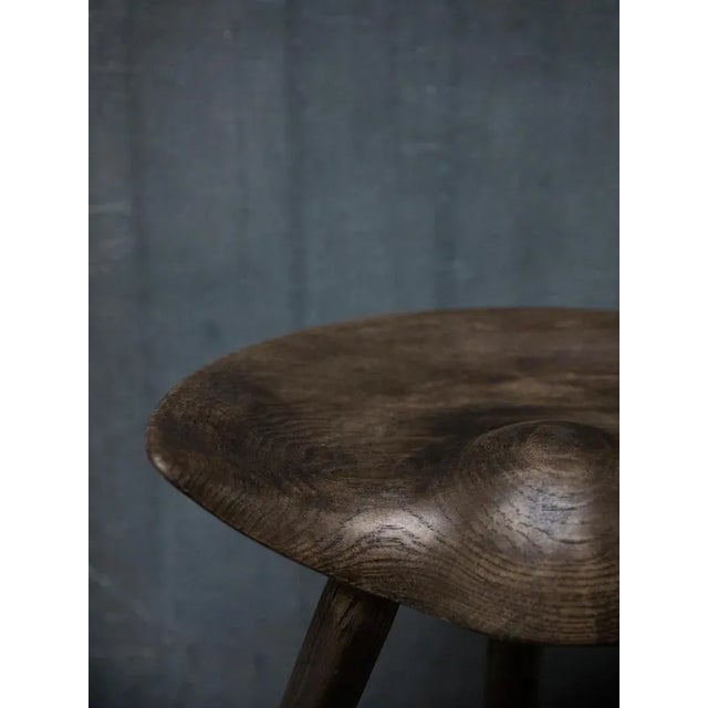 Not Yet Made - Made To Order Set of Black Beech and Copper Bar Stools by Lassen For Sale - Image 5 of 7