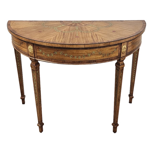 Vintage Maitland-Smith Adam Style Console Table For Sale