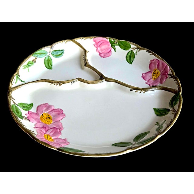 Rose Franciscan Desert Rose Grill Plate For Sale - Image 8 of 12