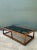 Wood Vintage Carved Faux Bamboo and Glass Coffee Table For Sale - Image 7 of 12