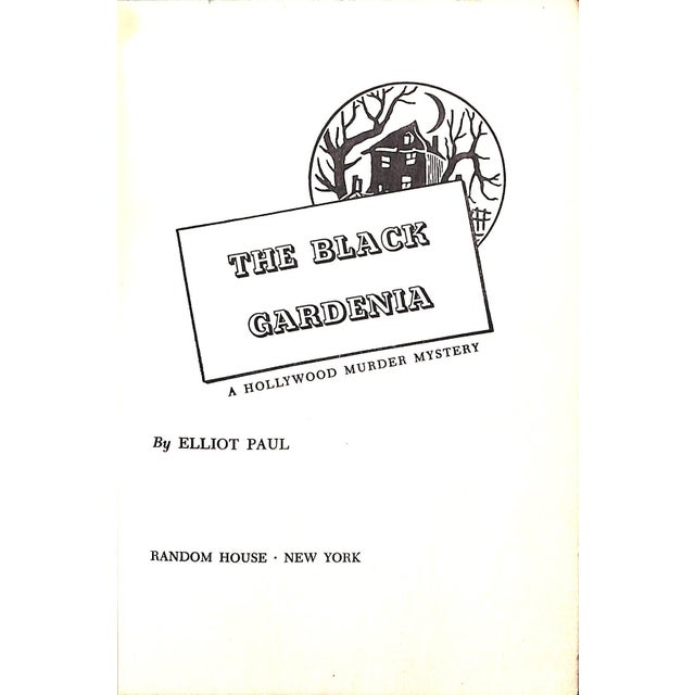PAUL, Elliot [306] pp. Random House 1952 First Printing 7 3/4" x 5 3/4" Jacket drawing by Barney Tobey "'The Black...
