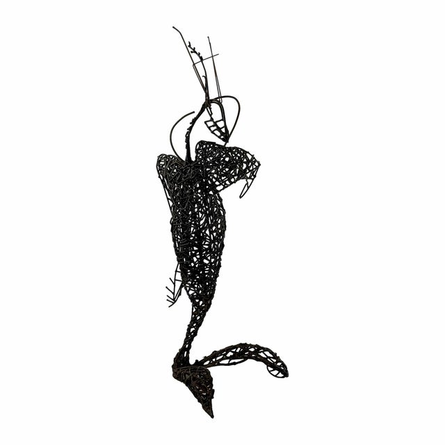 Mid 20th Century Mid Century Wire Sculpture For Sale - Image 5 of 6
