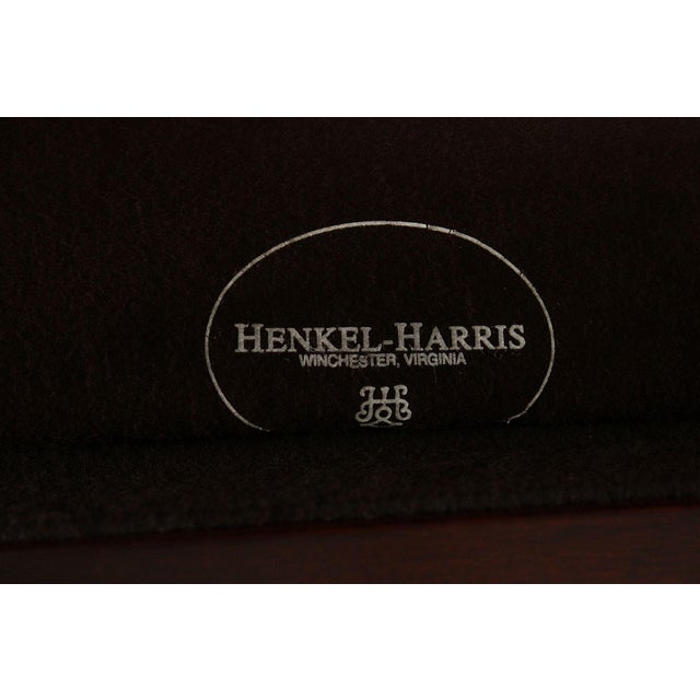 Wood Henkel Harris Regency Style Mahogany Breakfront China Cabinet For Sale - Image 7 of 18