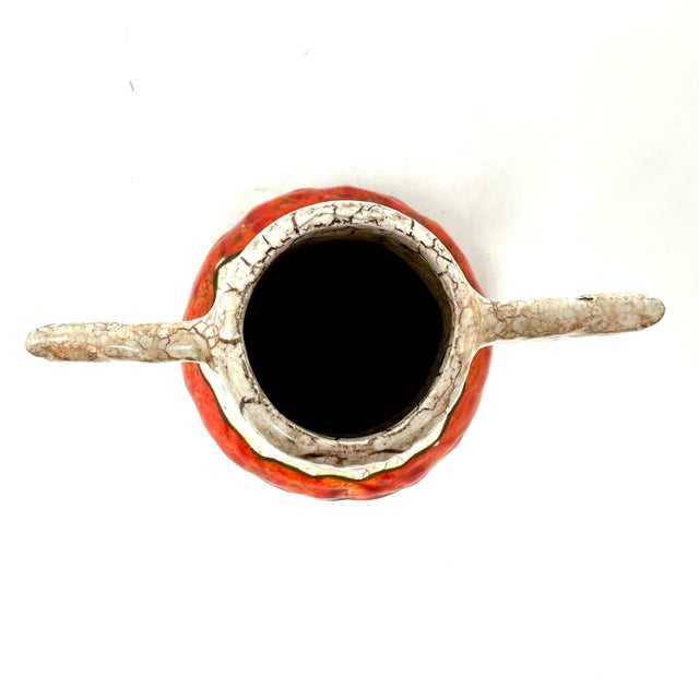 Ceramic 1920s Czech Art Deco "Alienware" Vase by Ditmar Urbach For Sale - Image 7 of 11