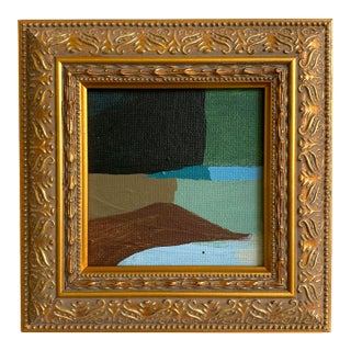 "Lapping Waves" 2026 Framed Mini Painting by Jessalin Beutler For Sale
