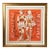 Hermes Monsieur Et Madame Leopard Framed Vintage Silk Scarf 32" For Sale