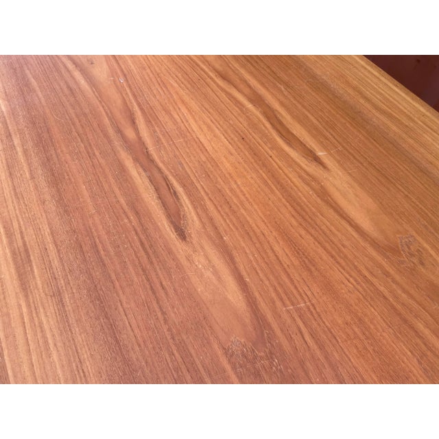 Vintage Modern Ansager Mobler Teak Danish Extendable Table For Sale - Image 10 of 12