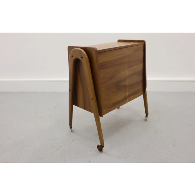 Mobility dresser or helper in interesting form produced in 1960s. The upper top is extendable with capacious interior....