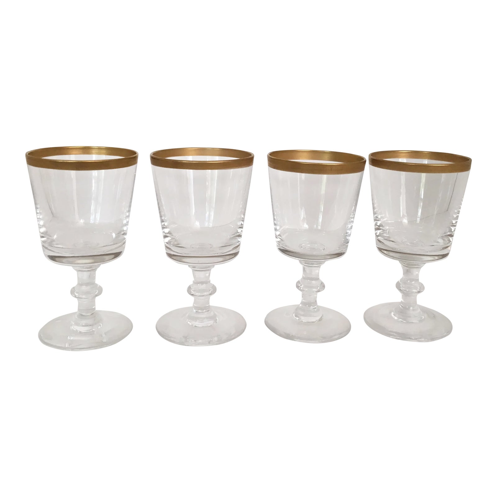 Lenox “Viceroy” Footed Juice Glasses Set of 4 Chairish