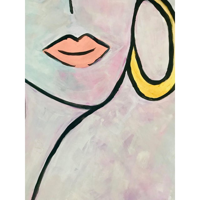 Contemporary Tony Marine Contemporary Portrait Painting For Sale - Image 3 of 5