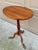 American Antique Georgian Cherry Candle Stand or Side Table, Mid 19th Century For Sale - Image 3 of 11