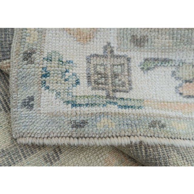 Brown Turkish Oushak Rug 2'10" x 10'6" #19202 For Sale - Image 8 of 8