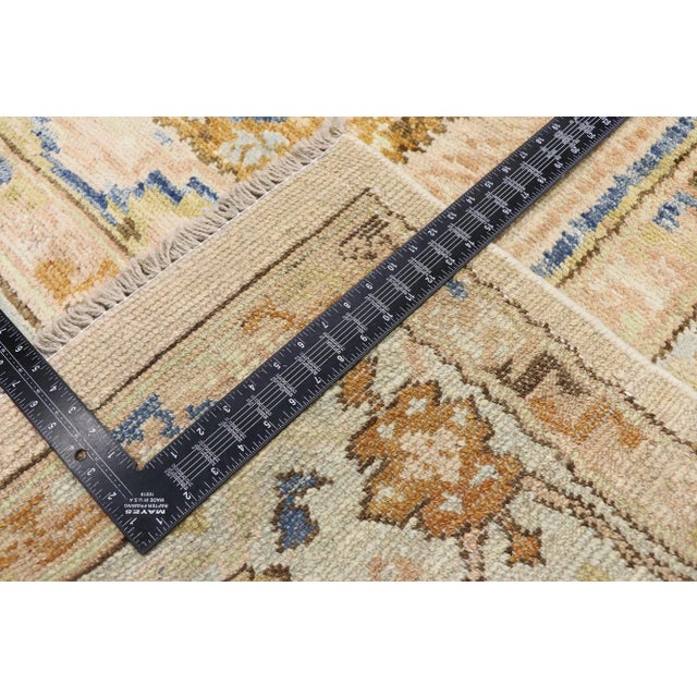 Early 21st Century Oushak Boteh Rug - 08'00 X 09'08 For Sale - Image 5 of 9