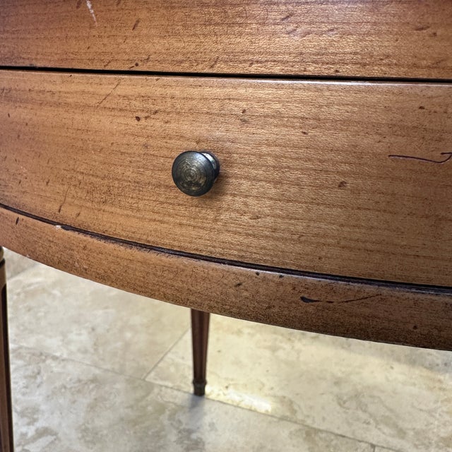 Antique Louis XVI Wooden Game Table with Brass and Marble Top, 1890s For Sale - Image 13 of 18