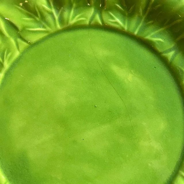 Ceramic Green Ceramic Lettuce Cabbageware Serving Tureen After Dodie Thayer, 1978 For Sale - Image 7 of 7