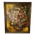1960s Midcentury Signed Pallet Knife Oil Painting Still Life of Flowers, Framed For Sale