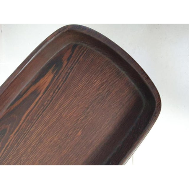 Wood Mid-Century Modern Teak Tray attributed to Hans Gustav Ehrenreich, 1950s For Sale - Image 7 of 12