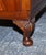 Burgundy Embossed Leather Top Twin Pedestal Desk from Globe Wernicke For Sale - Image 9 of 18