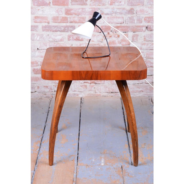 Mid-Century Czech Table Lamp in Metal attributed to J. Hůrka for Napako, 1950s For Sale - Image 6 of 10
