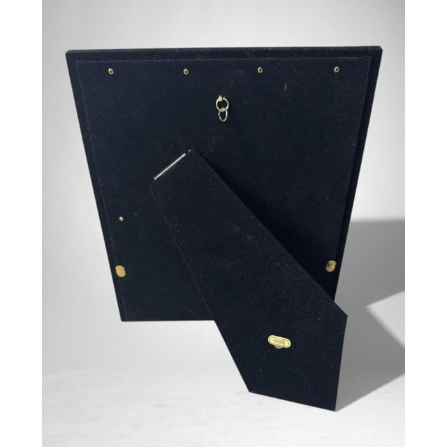 Romeo Rega Style Italian Brass and Steel Picture Frame For Sale - Image 15 of 18