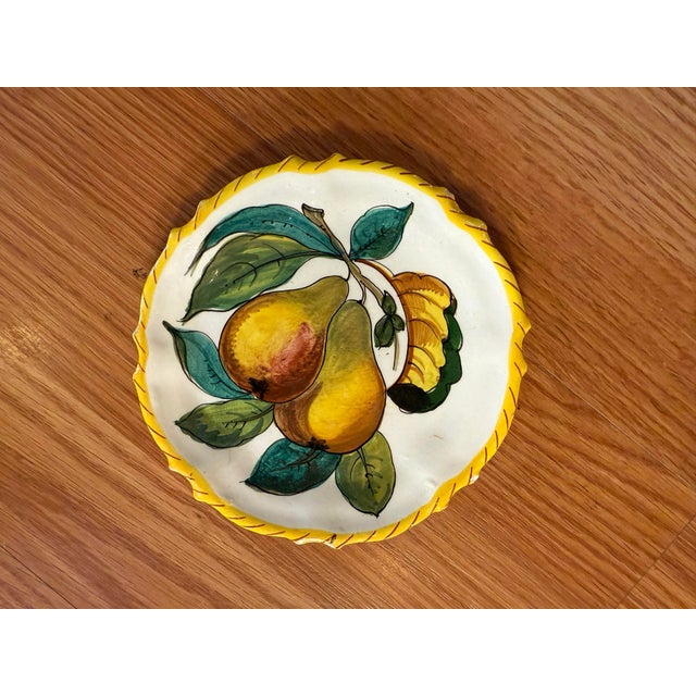 Late 19th Century Late 19th Century Hand-Painted Cantagalli Firenze Majolica Italian Plates- Set of 4 For Sale - Image 5 of 10