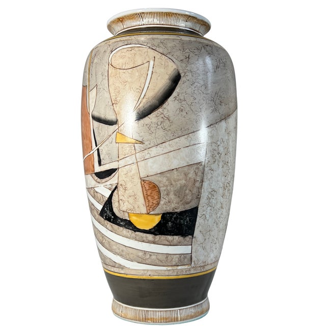 Ceramic Vintage Picasso Cubist Style Ceramic Vase For Sale - Image 7 of 18