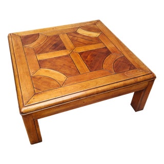 Cherry Wood Coffee Table, 1940s For Sale