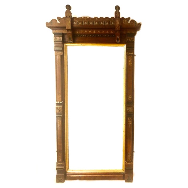Late 19th Century Victorian Eastlake Mantle Mirror For Sale - Image 13 of 13