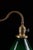 Metal Antique Brass Faries Table Lamp With Verdelite Glass Shade For Sale - Image 7 of 8