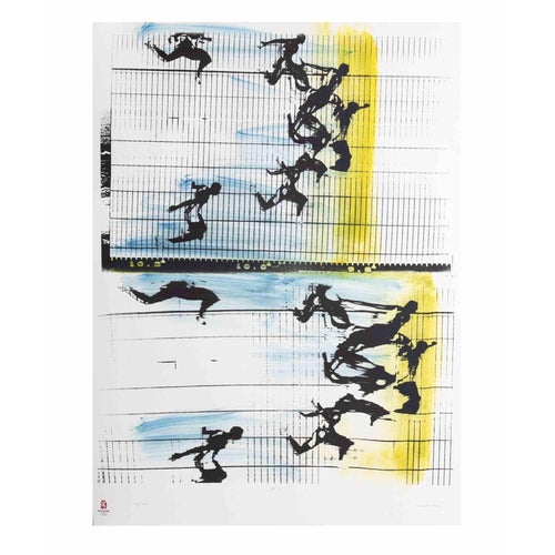 Sergio Barletta, Fotofinish, Edition of 260, 2008, Lithograph For Sale