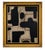 Constructed Memory is an original mixed-media work by Murray Duncan, built from layered charcoal-blue geometric forms,...