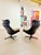 1960s Vintage Lounge Chairs by Svensson Sandstrom for Dux, 1968, Set of 2 For Sale - Image 5 of 6