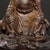 Vintage Chinese Gilt‑Patina Bronze Zhenwu Emperor Seated Deity Statue, Taoist Sculpture For Sale In Los Angeles - Image 6 of 9