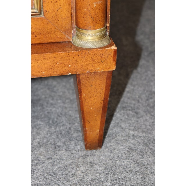 1960's French Empire Style 6 Drawer High Chest For Sale In Philadelphia - Image 6 of 7