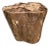 Andrianna Shamaris High Quality Petrified Wood Side Table For Sale