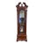 1988 Heritage Heirlooms Straight-Waist Mahogany Grandfather Clock For Sale