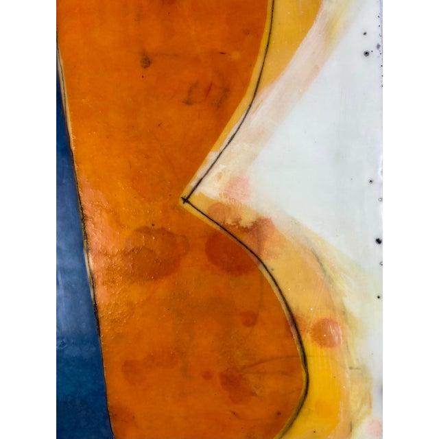 Original Encaustic Mixed Media Painting by Gina Cochran "Toy Soldiers" For Sale - Image 4 of 4