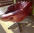1970s Pair of Vintage Mod Overman International Red Vinyl Swivel Pod Chairs Ca 1978 For Sale - Image 5 of 16