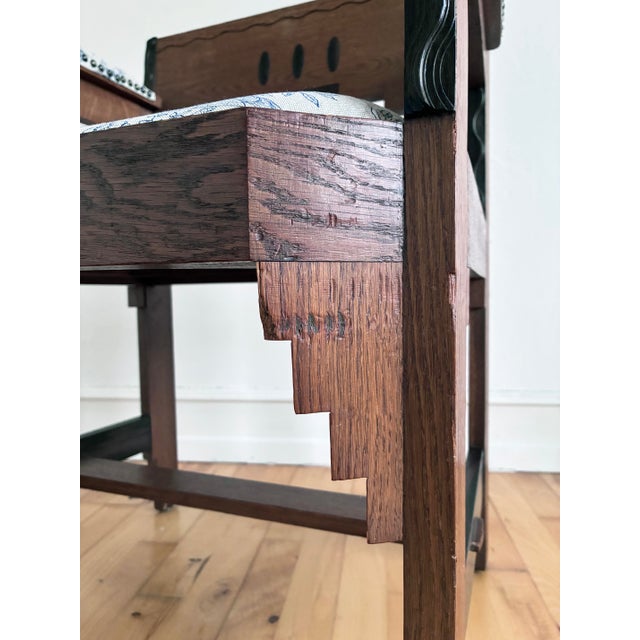 Dutch Art Deco Amsterdam School Armchair, 1920s For Sale - Image 6 of 17