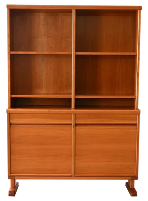 Scandinavian Oak Bookcase, 1960s