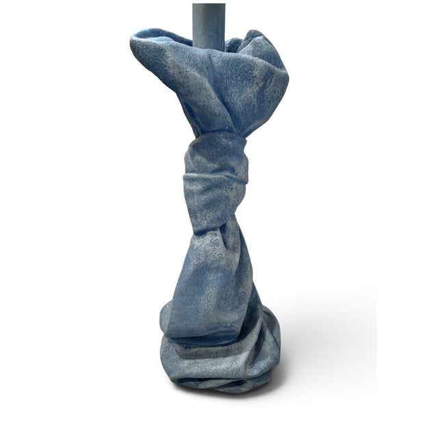 This iconic post modern lamp features a draped and knotted fabric style plaster that is 1970s design at its best. Even the...
