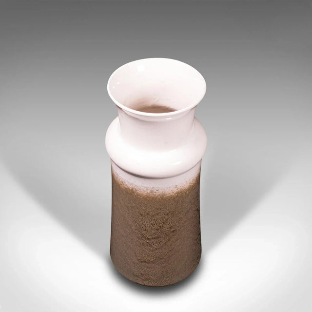 1960s 1960 Vintage Ceramic German Decorative Lava Vase For Sale - Image 5 of 13