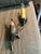 Antique Brass Wall Sconce For Sale - Image 4 of 6