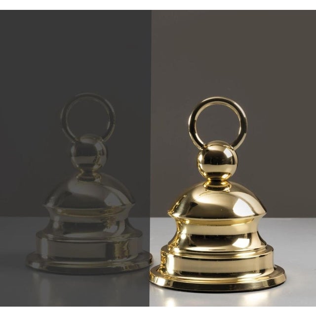 Azucena Mid-Century Modern Brass Doorstop by Luigi Caccia Dominioni for Azucena, 1950s For Sale - Image 4 of 13