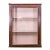 Small Antique Mahogany Wall-Hanging Vitrine Display Cabinet For Sale