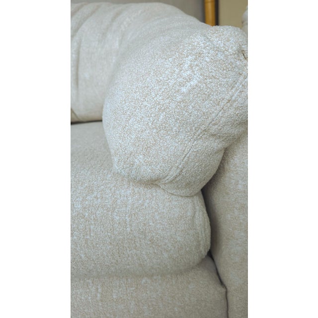 Large Scale Pair of Vintage Tub Barrel Chairs For Sale - Image 9 of 11