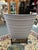 2010s Chevron Printed Wool Felt Wingback Chair For Sale - Image 5 of 12