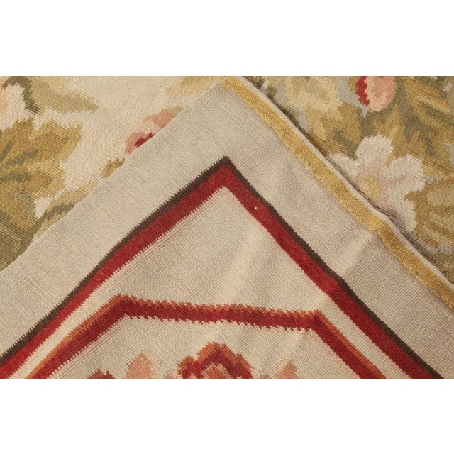 Off-white Contemporary Bessarabian Design Handmade Wool Rug by Doris Leslie Blau For Sale - Image 8 of 8